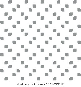 Geometric pixel seamless pattern vector