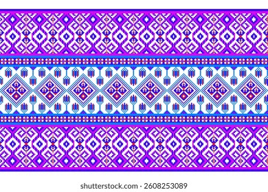 Geometric pixelated Arabic patterns on the fabric reflect the ornate and ethnicity,grid floral,grid colourful, backgrounds, vintage grid design for carpet,textile,textured,wallpaper,print,decorate