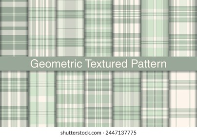 Geometric plaid bundles, textile design, checkered fabric pattern for shirt, dress, suit, wrapping paper print, invitation and gift card.