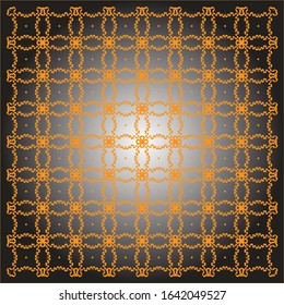 Geometric play of line shapes repeated to create this beautiful pattern