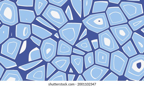 Geometric poligonal cells, abstract mosaic background. Vector illustration.