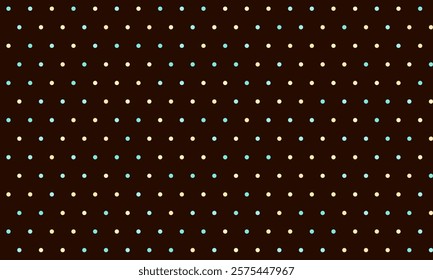 Geometric polka dot pattern with colorful spots, perfect for seamless wallpaper, textile prints, and modern poster backgrounds with an abstract touch.