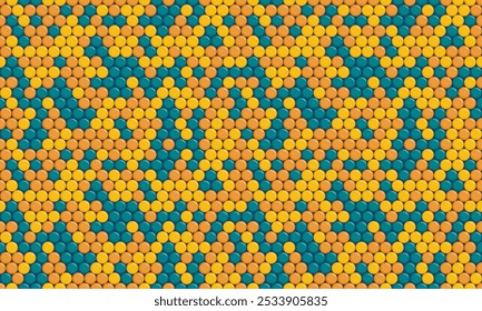 Geometric polka dot pattern with round spots, perfect for abstract backgrounds, seamless wallpapers, or textile prints. A trendy and creative design for modern decor.