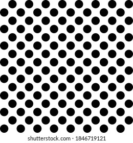 Geometric Polka Dot Seamless Halftone Pattern Diagonal Big Geometrical Polka Dots Halftones Luxury Texture Black and White