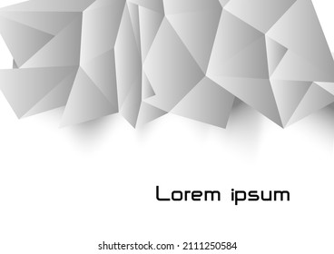 geometric polygon abstract vector background
