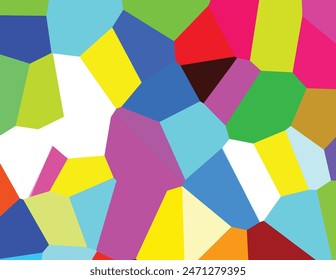 Geometrischer Polygonhintergrund . Retro Dreieck Hintergrund. Buntes Mosaikmuster.Vektorillustration