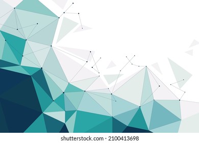 geometric polygon background in vector form