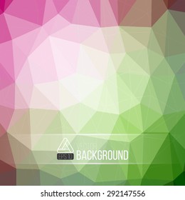 A geometric polygon bright color background. The best background for your website, presentation or banner. Vector illustration EPS 10.