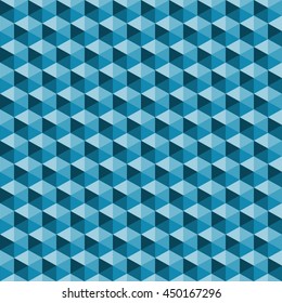 geometric polygon seamless pattern.Fashion graphic design.Vector illustration. Background design.Optical illusion 3D Modern stylish abstract texture. Template for print, textile, wrapping, decoration