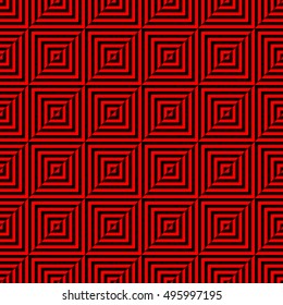 geometric polygon seamless pattern.Fashion graphic design.Vector illustration. Background design.Optical illusion 3D.Modern stylish abstract texture. Template for print, textile, wrapping, decoration