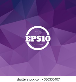 Geometric Polygon Vector Background