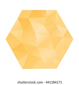 Geometric polygon. Vector illustration