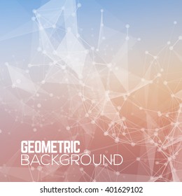Geometric Polygonal abstract background. 