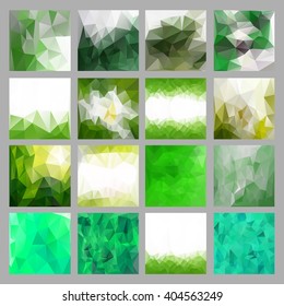 Geometric polygonal background . Abstract origami illustration . A collection of templates for design .