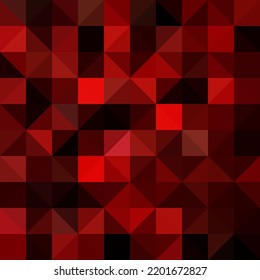 Geometric Polygonal Background Ruby Bright Red Stock Vector (Royalty ...