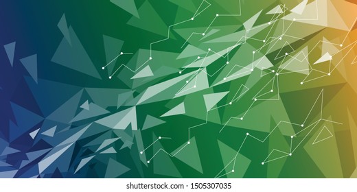 Geometric Polygonal Lowpoly Abstract Background