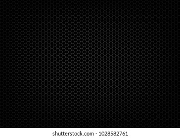 Geometric polygons background, abstract black carbon wallpaper, vector stock illustration