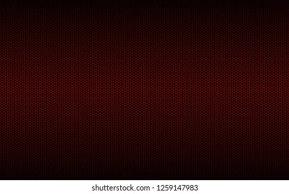 Geometric polygons background, abstract red metallic hexagons wallpaper, vector illustration