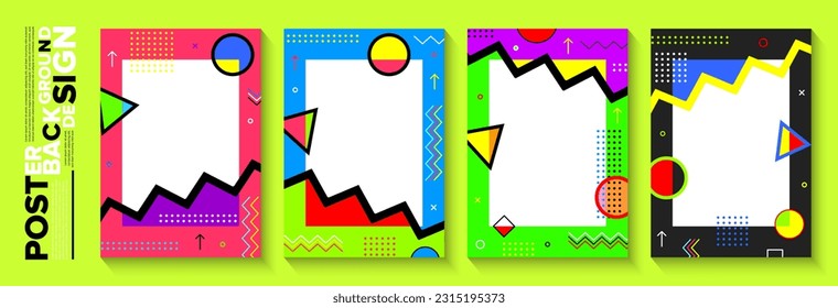 Geometrisches Poster-Hintergrunddesign
