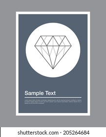 Diseño de afiches geométricos