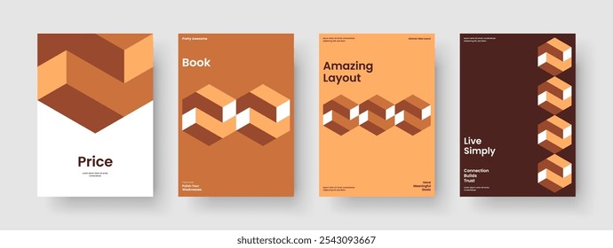 Geometric Poster Design. Abstract Banner Template. Isolated Business Presentation Layout. Brochure. Report. Book Cover. Flyer. Background. Handbill. Magazine. Catalog. Journal. Pamphlet. Newsletter
