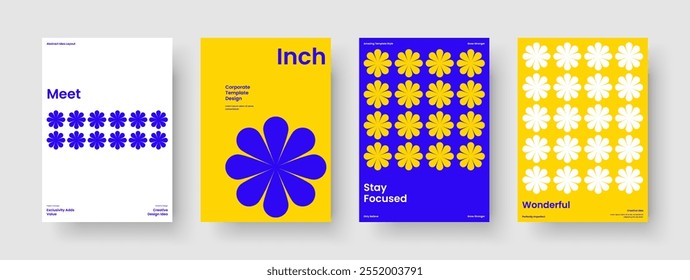 Geometric Poster Design. Abstract Book Cover Template. Modern Business Presentation Layout. Banner. Brochure. Report. Background. Flyer. Brand Identity. Newsletter. Journal. Notebook. Leaflet