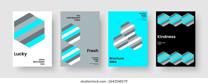 Geometric Poster Design. Abstract Book Cover Layout. Isolated Flyer Template. Report. Banner. Brochure. Background. Business Presentation. Notebook. Magazine. Newsletter. Handbill. Advertising