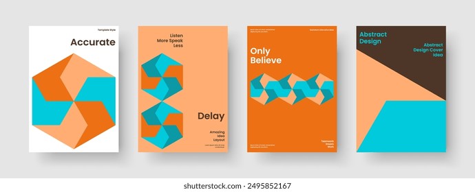 Diseño de póster geométrico. Plantilla de presentación empresarial Abstractas. Diseño de informe creativo. Folleto. Antecedentes. Volante. Anuncio. Portada del libro. Folleto. Handbill. Diario. Revista. Catálogo. Prospecto