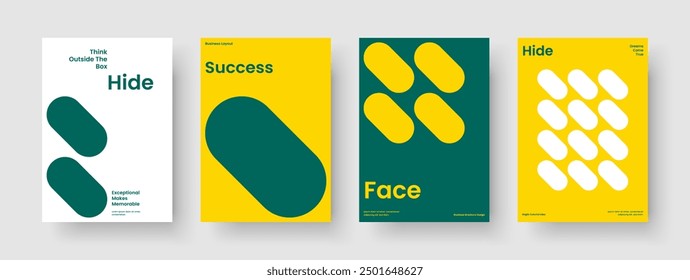 Geometrisches Posterdesign. Kreatives Banner-Layout. Isolierte Vorlage für Geschäftspräsentationen. Broschüre. Hintergrund. Buchumschlag. Flyer. Bericht. Portfolio. Erfassung Markenidentität. Werbung. Broschüre