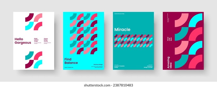 Diseño de afiches geométricos. Diseño creativo de portada de libros. Plantilla moderna de volante. Folleto. Antecedentes. Cartel. Informe. Presentación de negocios. Folleto. Billete. Diario. Folleto. Cuaderno. Revista