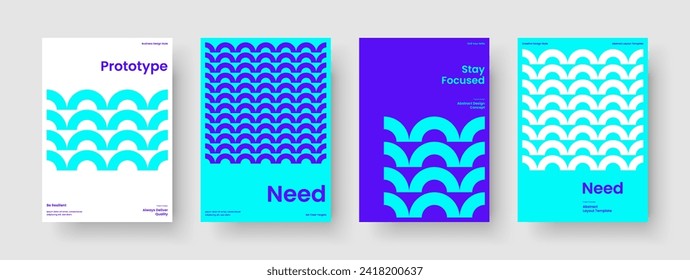 Diseño de afiches geométricos. Plantilla de folleto creativo. Diseño de presentación empresarial aislado. Cartel. Informe. Antecedentes. Volante. Portada del libro. Boletín informativo. Cuaderno. Cartera. Revista. Identidad de marca