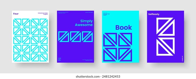 Geometric Poster Design. Isolated Background Layout. Creative Book Cover Template. Brochure. Banner. Flyer. Business Presentation. Report. Pamphlet. Newsletter. Advertising. Portfolio. Magazine