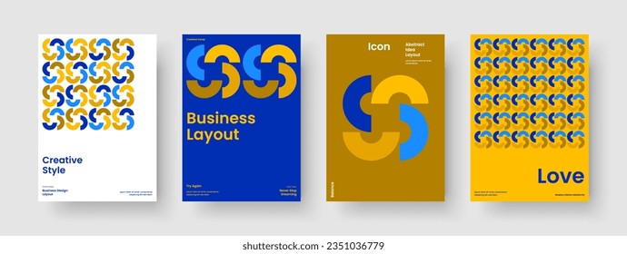 Diseño de afiches geométricos. Disposición de la cubierta del libro aislada. Plantilla de presentación comercial creativa. Cartel. Antecedentes. Folleto. Informe. Volante. Catálogo. Publicidad. Folleto. Folleto. Cuaderno. Diario