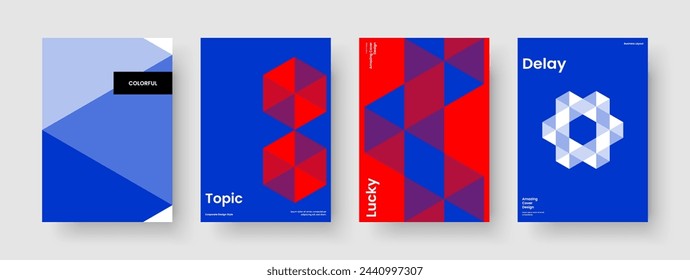 Geometrisches Poster-Design. Moderne Flyer-Vorlage. Kreatives Berichtslayout. Hintergrund. Buchumschlag. Banner. Broschüre. Geschäftspräsentation. Portfolio. Markenidentität. Merkblatt. Newsletter. Katalog
