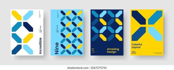 Geometric Poster Design. Modern Report Template. Abstract Banner Layout. Background. Flyer. Brochure. Business Presentation. Book Cover. Pamphlet. Newsletter. Journal. Brand Identity. Catalog