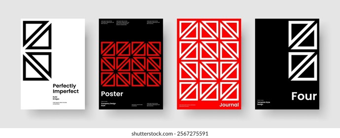 Geometric Poster Layout. Abstract Background Template. Isolated Business Presentation Design. Book Cover. Brochure. Flyer. Report. Banner. Notebook. Journal. Catalog. Portfolio. Leaflet. Newsletter