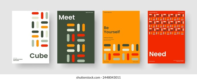 Geometric Poster Layout. Abstract Banner Design. Modern Report Template. Book Cover. Brochure. Business Presentation. Background. Flyer. Catalog. Handbill. Leaflet. Newsletter. Portfolio