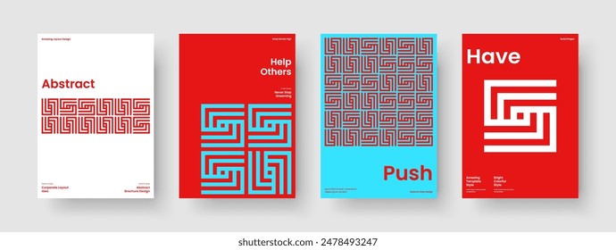 Geometric Poster Layout. Abstract Business Presentation Template. Isolated Flyer Design. Report. Banner. Book Cover. Brochure. Background. Portfolio. Advertising. Notebook. Magazine. Journal