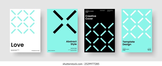 Diseño geométrico del cartel. Plantilla de Informe Abstractas. Diseño moderno de la cubierta del libro. Antecedentes. Volante. Presentación de Negocios. Folleto. Anuncio. Panfleto. Catálogo. Folleto. Cuaderno. Publicidad. Manual