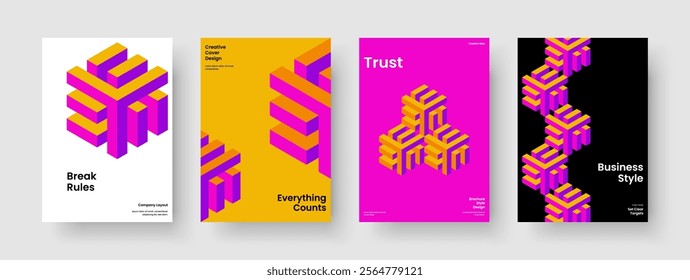 Geometric Poster Layout. Creative Background Template. Abstract Report Design. Business Presentation. Book Cover. Banner. Flyer. Brochure. Handbill. Portfolio. Brand Identity. Pamphlet. Notebook