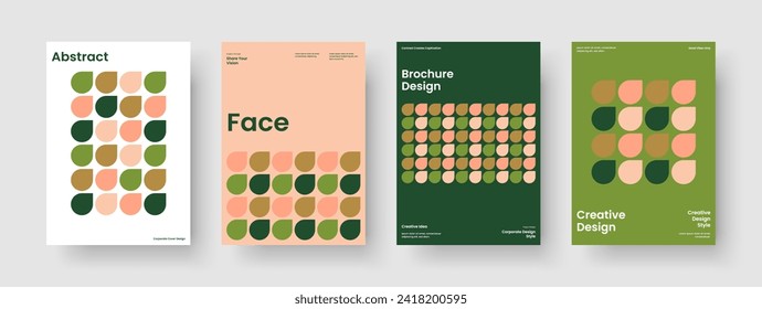 Geometric Poster Layout. Creative Report Design. Modern Business Presentation Template. Book Cover. Brochure. Background. Banner. Flyer. Notebook. Catalog. Leaflet. Newsletter. Advertising. Pamphlet