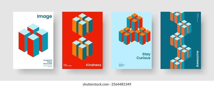 Geometric Poster Layout. Isolated Book Cover Design. Abstract Report Template. Flyer. Banner. Background. Business Presentation. Brochure. Journal. Pamphlet. Advertising. Notebook. Catalog