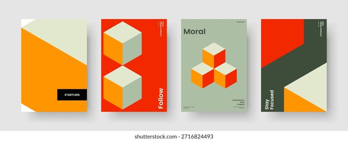 Geometric Poster Layout. Isolated Brochure Design. Abstract Report Template. Banner. Business Presentation. Book Cover. Flyer. Background. Magazine. Pamphlet. Brand Identity. Handbill. Newsletter