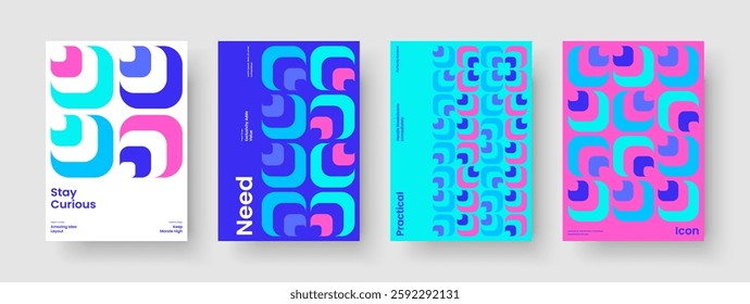 Geometric Poster Layout. Isolated Report Template. Abstract Book Cover Design. Banner. Brochure. Business Presentation. Flyer. Background. Journal. Newsletter. Brand Identity. Portfolio. Handbill