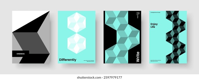 Geometric Poster Layout. Modern Brochure Template. Creative Background Design. Business Presentation. Report. Book Cover. Banner. Flyer. Handbill. Newsletter. Portfolio. Brand Identity. Advertising