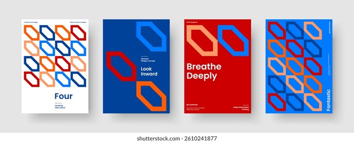 Geometric Poster Layout. Modern Brochure Template. Abstract Book Cover Design. Banner. Business Presentation. Report. Background. Flyer. Advertising. Brand Identity. Notebook. Portfolio. Journal