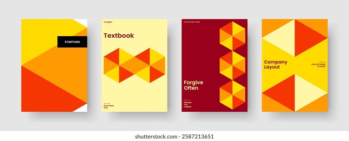 Geometric Poster Layout. Modern Business Presentation Template. Abstract Report Design. Book Cover. Background. Flyer. Brochure. Banner. Catalog. Handbill. Leaflet. Advertising. Newsletter