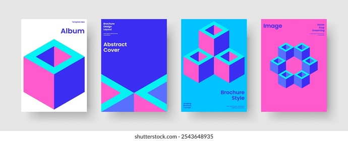 Geometrische Postervorlage. Abstraktes Hintergrundlayout. Design des isolierten Buchdeckels. Bericht. Geschäftspräsentation. Banner. Flyer. Broschüre. Portfolio. Handzettel Markenidentität. Newsletter