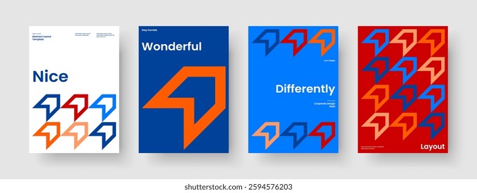 Geometric Poster Template. Abstract Business Presentation Design. Isolated Background Layout. Report. Banner. Brochure. Flyer. Book Cover. Handbill. Portfolio. Pamphlet. Leaflet. Catalog