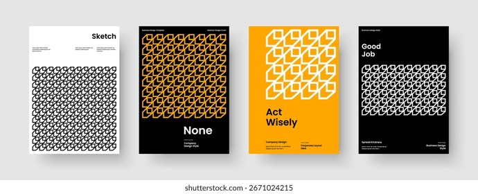 Geometrische Postervorlage. Abstraktes Flyer-Layout. Modernes Buchcover-Design. Broschüre. Banner. Hintergrund. Geschäftspräsentation. Bericht. Erfassung Newsletter. Broschüre. Werbung. Katalog